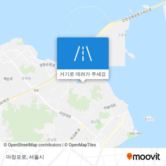 마장포로 지도