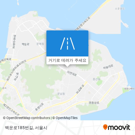 백운로185번길 지도