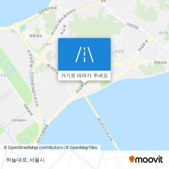 하늘대로 지도