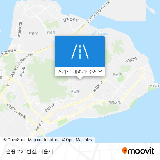 운중로21번길 지도