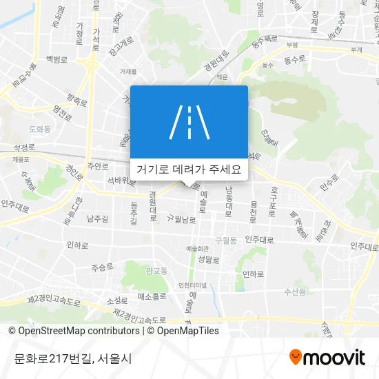 문화로217번길 지도