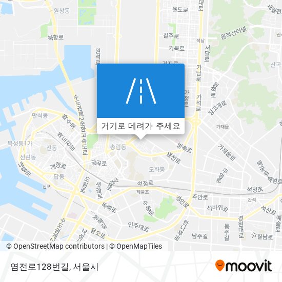 염전로128번길 지도