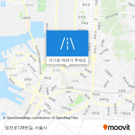 염전로128번길 지도