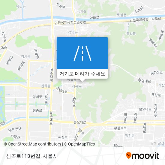 심곡로113번길 지도