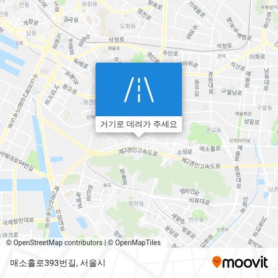 매소홀로393번길 지도