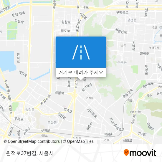 원적로37번길 지도