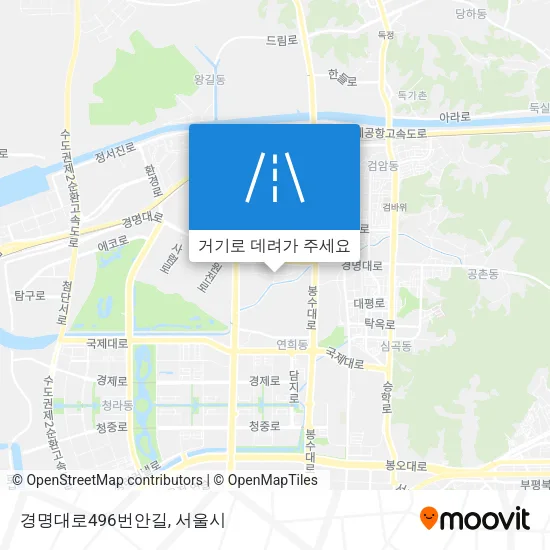 경명대로496번안길 지도