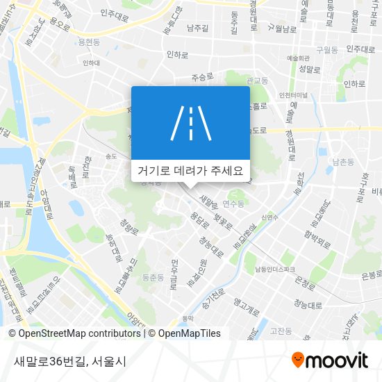 새말로36번길 지도