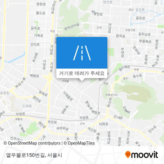 열우물로150번길 지도