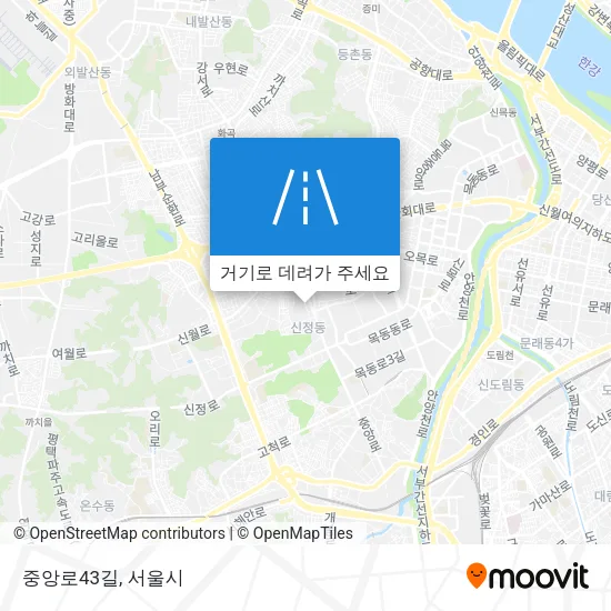 중앙로43길 지도