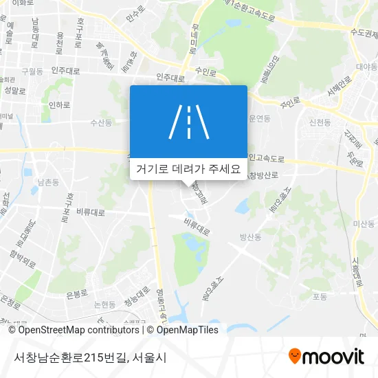 서창남순환로215번길 지도