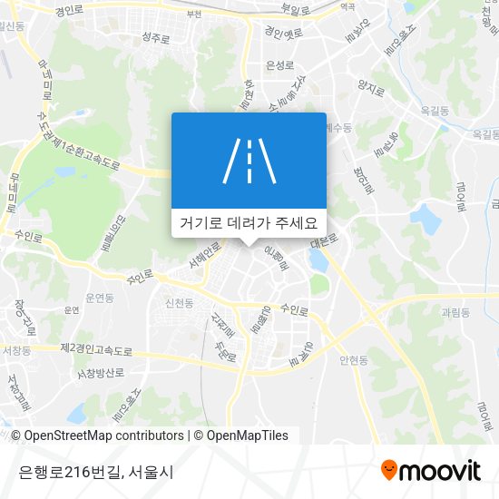 은행로216번길 지도