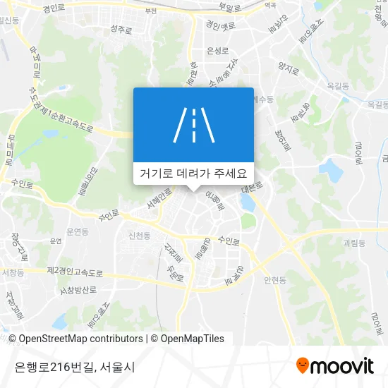은행로216번길 지도