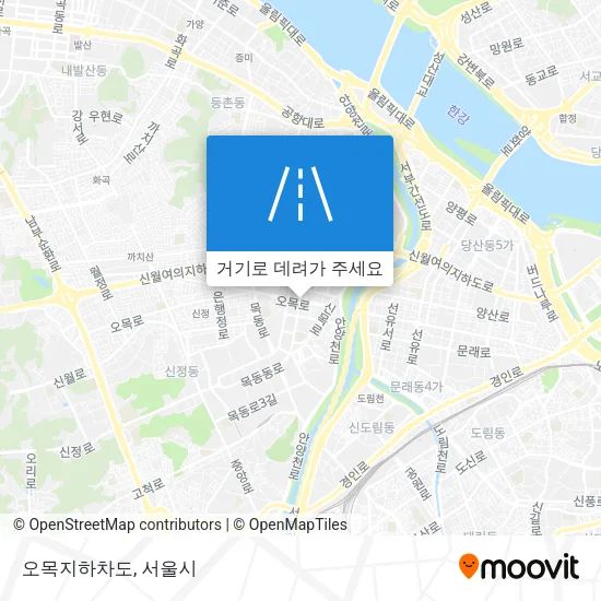 오목지하차도 지도