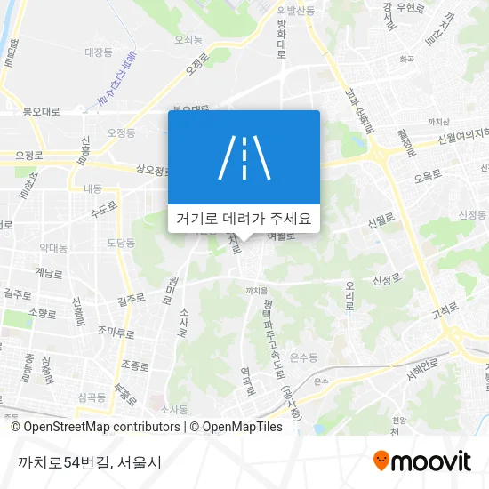 까치로54번길 지도