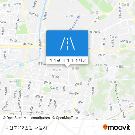 옥산로213번길 지도
