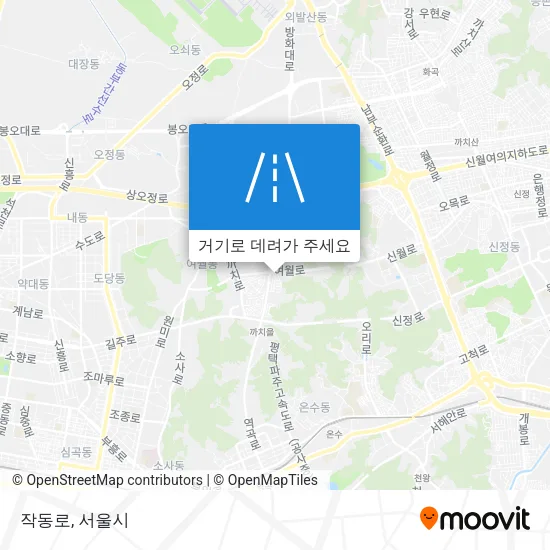 작동로 지도
