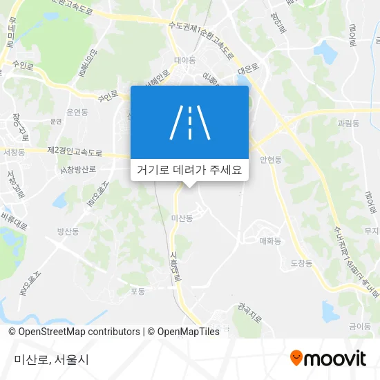 미산로 지도
