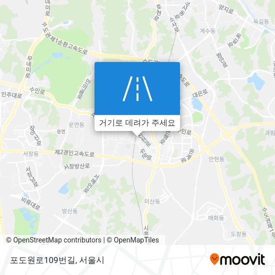 포도원로109번길 지도