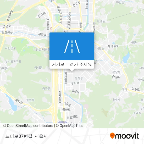 느티로87번길 지도