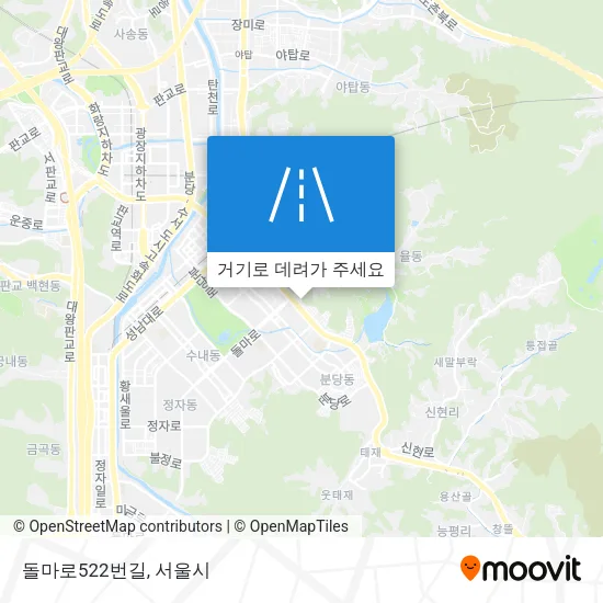 돌마로522번길 지도