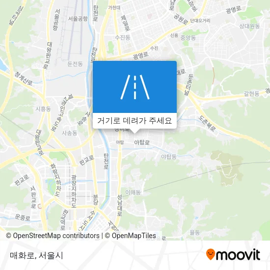 매화로 지도