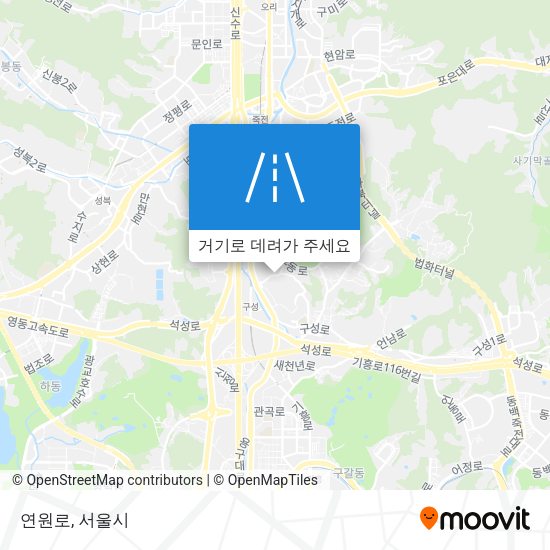 연원로 지도