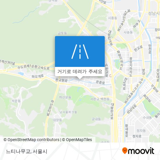 느티나무교 지도