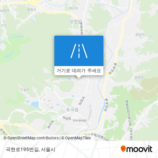 곡현로195번길 지도