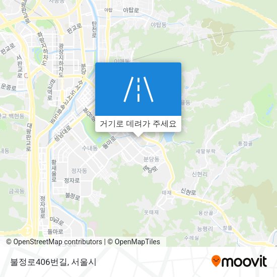 불정로406번길 지도