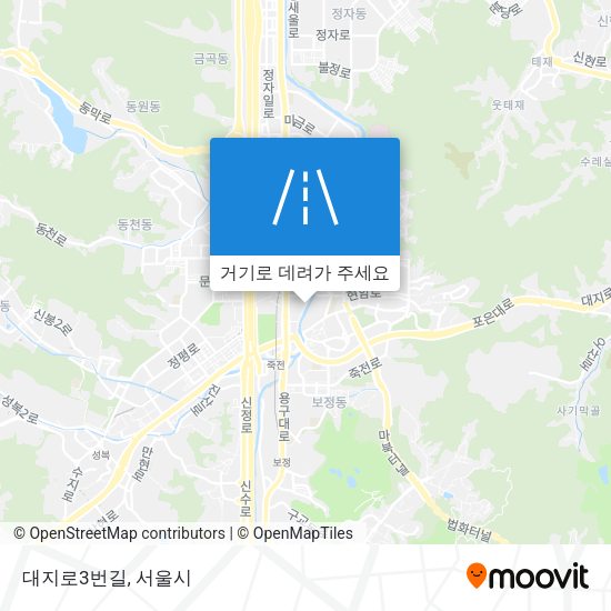 대지로3번길 지도