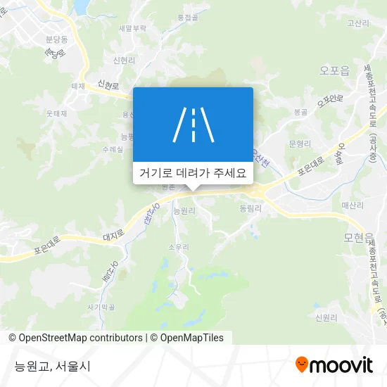 능원교 지도