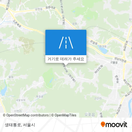 생태통로 지도