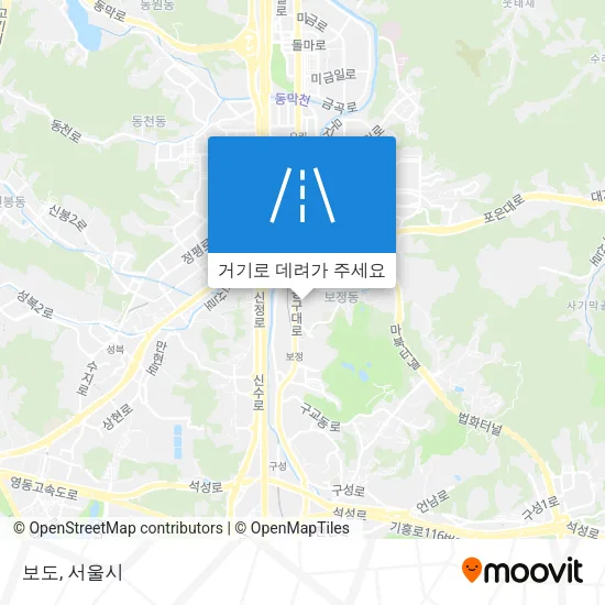 보도 지도