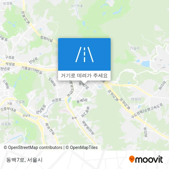 동백7로 지도