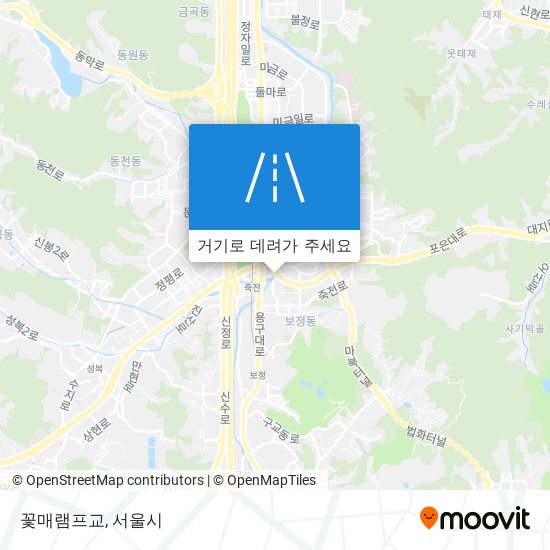 꽃매램프교 지도