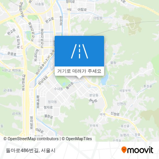 돌마로486번길 지도