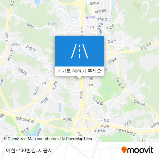 이현로30번길 지도