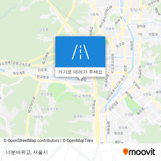 너분바위교 지도