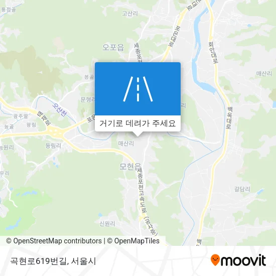 곡현로619번길 지도