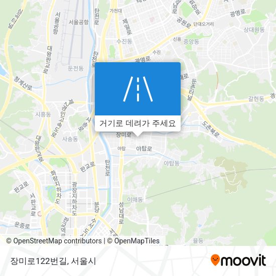 장미로122번길 지도