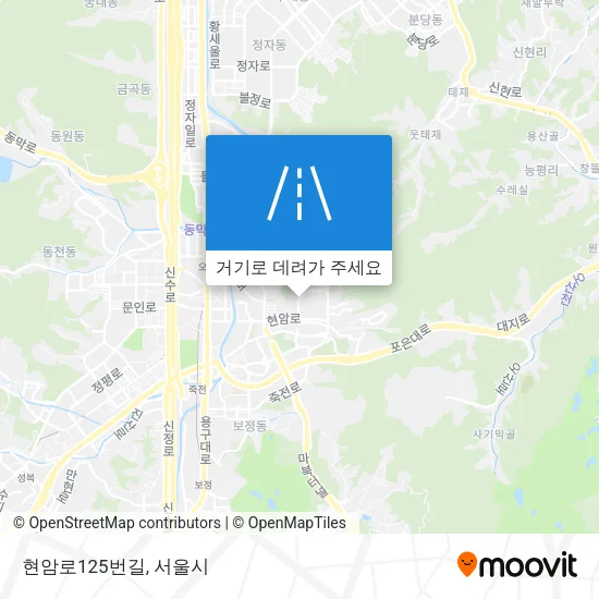 현암로125번길 지도