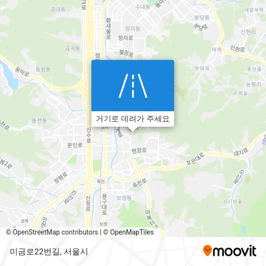 미금로22번길 지도