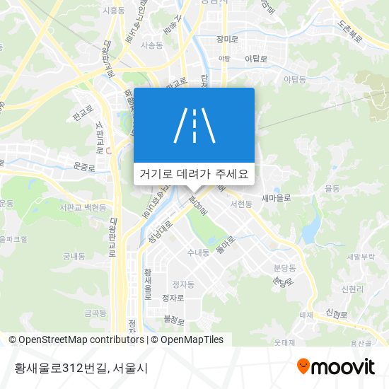 황새울로312번길 지도