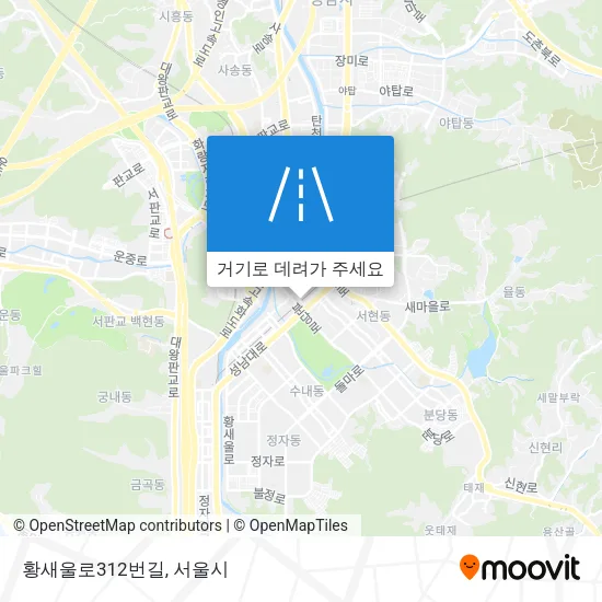 황새울로312번길 지도