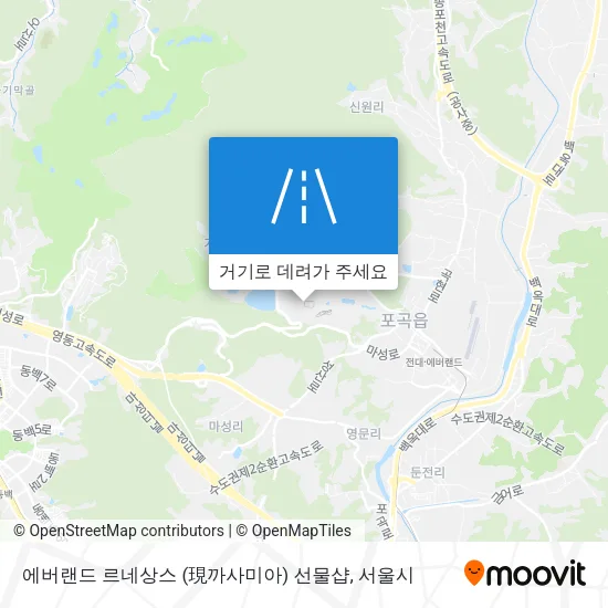 에버랜드 르네상스 (現까사미아) 선물샵 지도