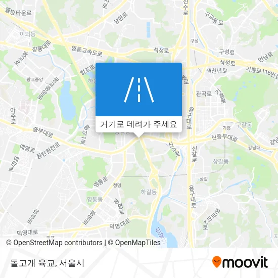 돌고개 육교 지도