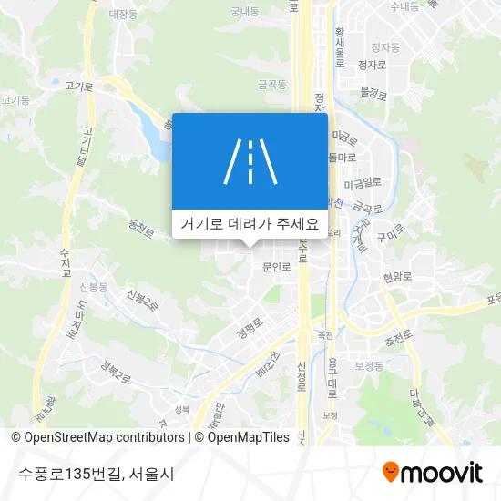 수풍로135번길 지도