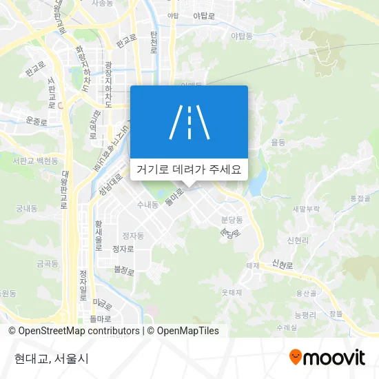 현대교 지도