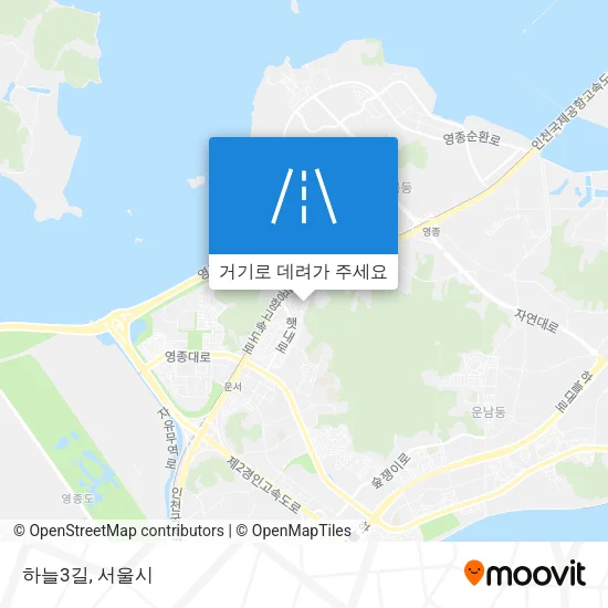 하늘3길 지도